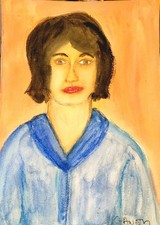 portrait femme Aquarelle