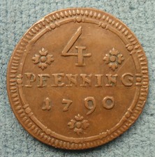 Pièce Allemagne 4 PFENNING