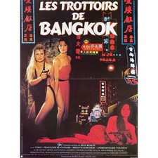 LES TROTTOIRS DE BANGKOK Affiche de film  - 40x54 cm. - 1984 - Jean Rollin, Yoko