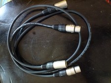 2 x 1 mètre  DMX câble