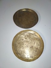 ANCIENS PLATEAUX EN LAITON