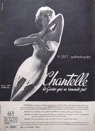Publicite chantelle gaine - publicite,