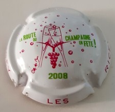 Capsule de champagne Route du champagne 2008 Avirey Les Riceys N'38 