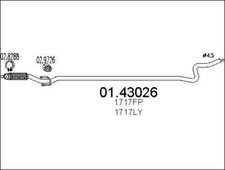 TUYAU D'éCHAPPEMENT CITROËN