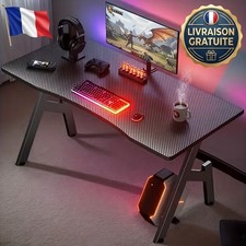 Bureau gaming 140cm fibre - bureau, pc