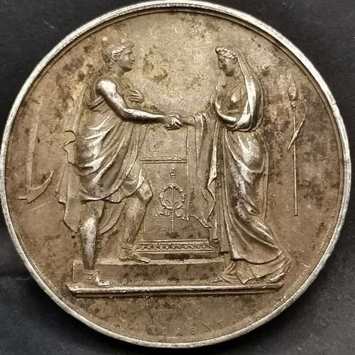 Medaille mariage argent - medaille, de