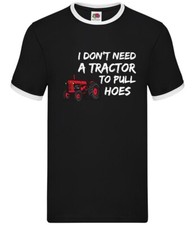 Je Ne Need A Tracteur À Tirer Hoes - Hommes Contraste - Blague Drôle Cadeau