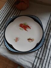 assiette crustacés déco  .. vintage 