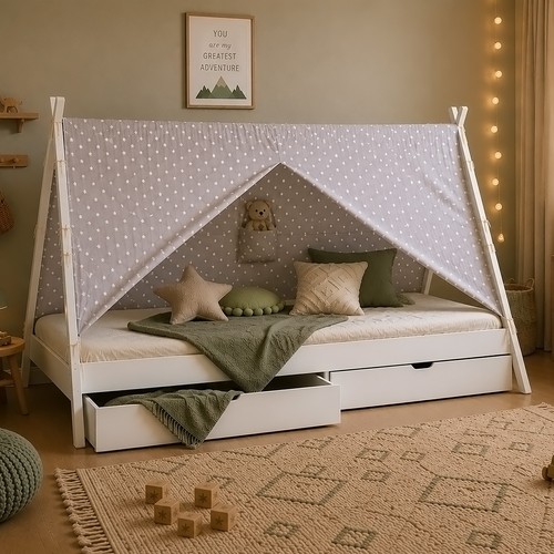Lit enfant tipi - tipi, 90x200