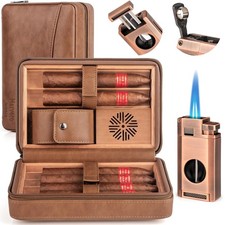 Humidor de Voyage en Cuir pour