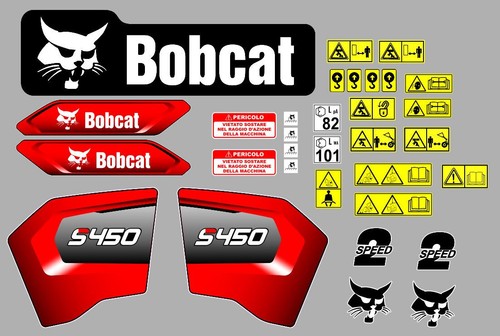 Bobcat s450 stickers adhésifs - s450,