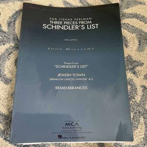 Three pieces from schindler - pieces,