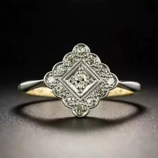 Bague de fiançailles art