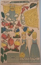 CONTE DE FEE EDITIONS JELP NANTES POUPEES A DECOUPER ET HABILLER