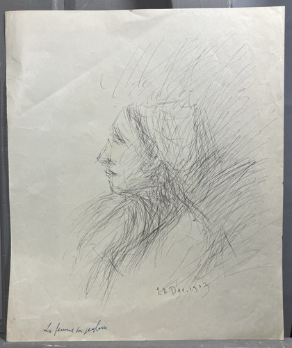 Dessin encre daté - dessin, 1903