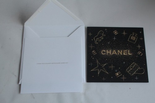 Chanel carte vœux - chanel,