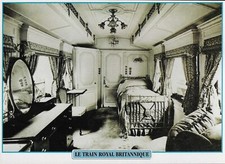 Fiche Train - LE TRAIN ROYAL BRITANNIQUE - Grande-Bretagne de 1937 -