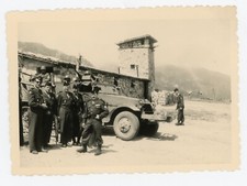 PHOTO Snapshot, Guerre d'Algérie Hussards engin militaire TIZI OUZOU Algéria