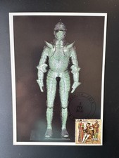 Tchad 1999 Mi. 1944 carte maximum card armure médiévale chevalier medieval armor