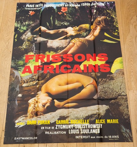 Frissons africains affiche - frissons,