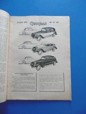 PEUGEOT 401 / 601 - REVUE TECHNIQUE AUTOMOBILE DATEE DE 1951 - TACO - VOITURE