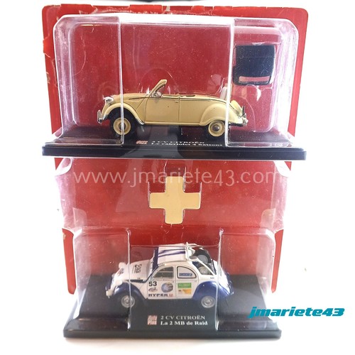 Lot citroën 2cv miniatures - lot,