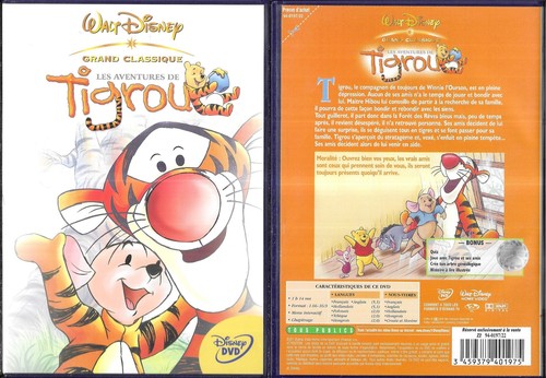 Dvd walt disney tigrou - walt,