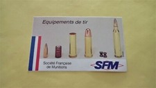 ANCIEN AUTOCOLLANT SFM SOCIETE FRANCAISE DE MUNITIONS FUSIL PISTOLET CIBLE TIR