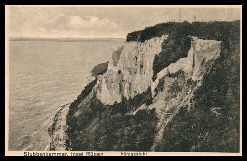 Carte postale île - carte, de