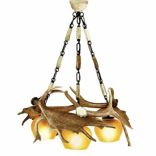 Lustre avec vrai - , daim