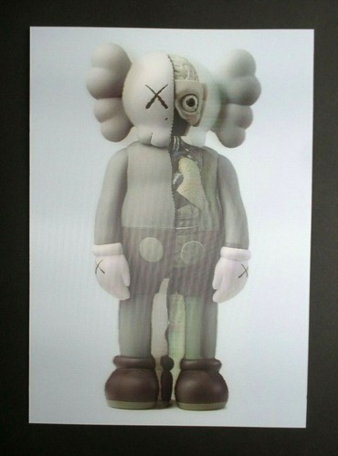 Kaws ngv lenticular postcard - kaws,