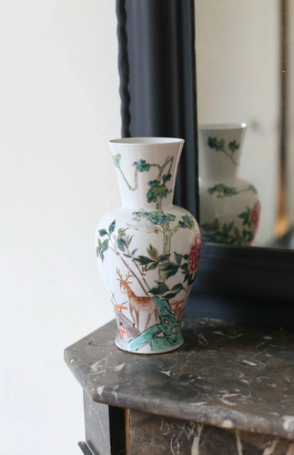 Vase chinois porcelaine à - vase, en