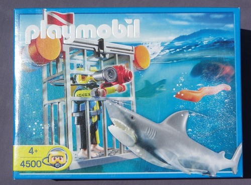Playmobil 4500 plongeur - plongeur, cage
