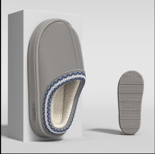 Chaussons confortable gris - confortable,