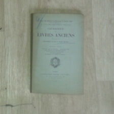 Catalogue de livres. Bibliothèque de feu Henri Chasles. 1ère partie.Leclerc.1908