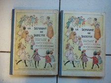 RELIURE  SEMAINE DE SUZETTE / 30 EME ANNEE / 1 ET 2  SEMESTRE 1933  1934