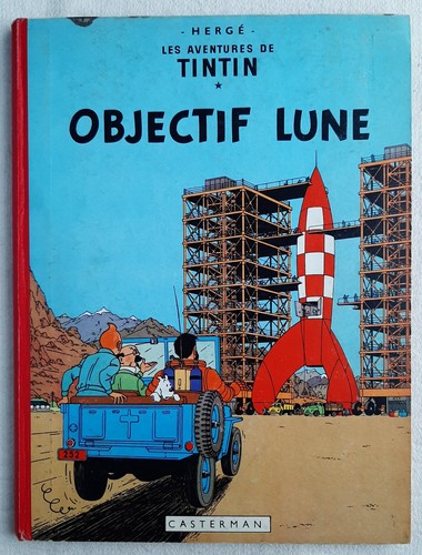Tintin objectif lune rare - lune,