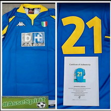 Maillot de football porté Juventus Zidane 1998 match de pré-saison
