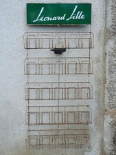 ancien présentoir publicitaire pour les graines Leonard Lille semences