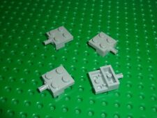 4 x LEGO Oldgray Plate 2x2 Wheel Holder 4488 Set 6047/6027/6099/4707/6740/6484..