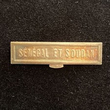 Agrafe SENEGAL ET SOUDAN à