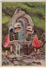 CPA - Illustrateur - HOMUALK - En parcourant la Bretagne - La Faouet.