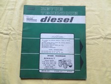 Tracteur RENAULT 50 / 51 / 53 / 56 / 60 / 70 / 80 / 82 / 86 / 456 / 486  MWM 325