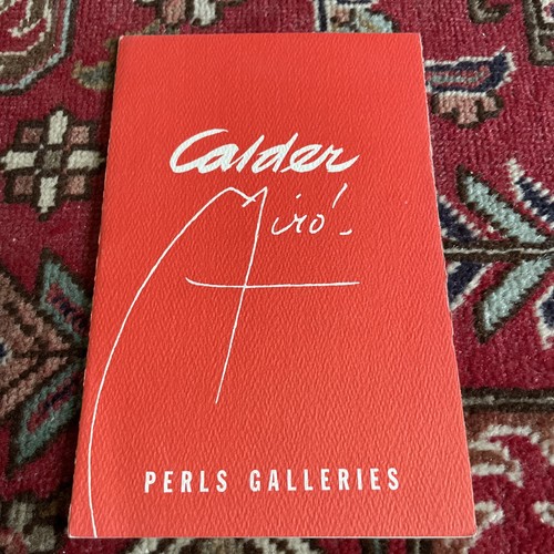 Calder miró 1961 catalogue - calder,