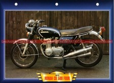HONDA CB 500 Four CB500 1972 (1972-1975) : Fiche Moto #001040