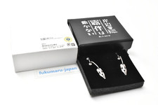 JoJo's Bizarre Adventure Ainsi parlait Kishibe Rohan G Pen Silver Earrings BA...