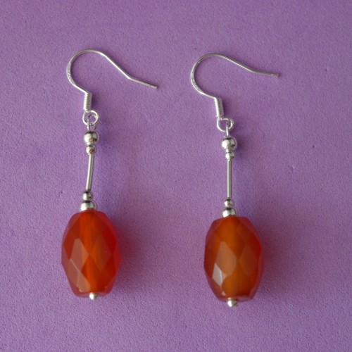 Beau silver earrings - beau,