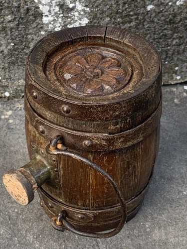 Gourde tonnelet art populaire - gourde,