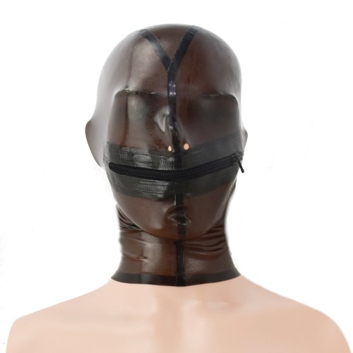 Masque latex avec fermeture - masque, en