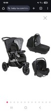 Poussette Chicco Noir Trio Activ3 3 en 1 (nacelle, assise et cosy)